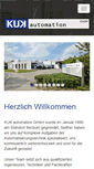 Mobile Screenshot of kuk-automation.de